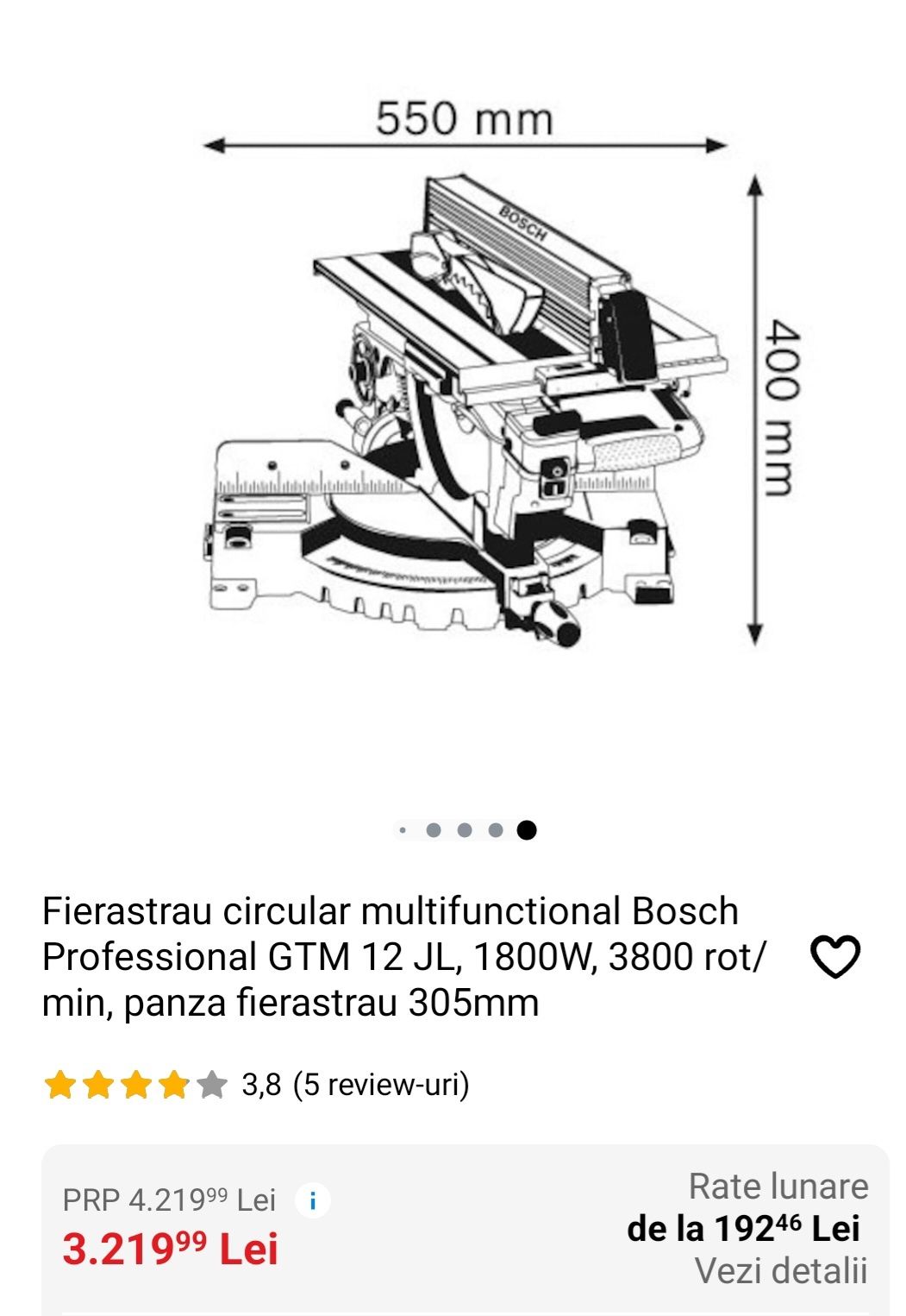 Fierastrau circular multifunctional bosch