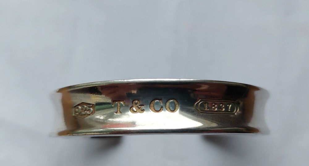 Серебрянный браслет Tiffany&Co 925 проба. Открытый