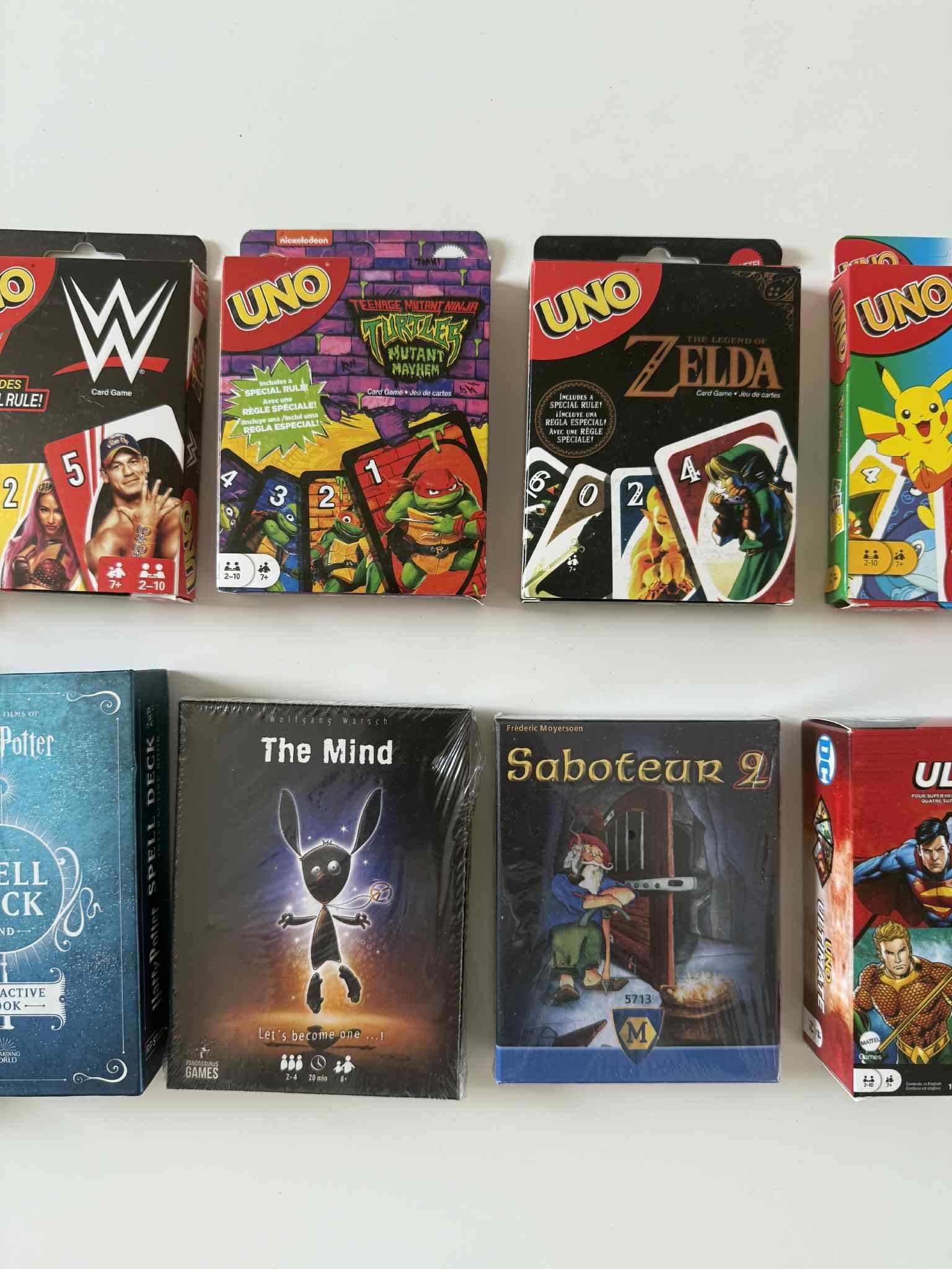 Игри с карти / Uno / Pokémon / Harry Potter / Super Mario и други