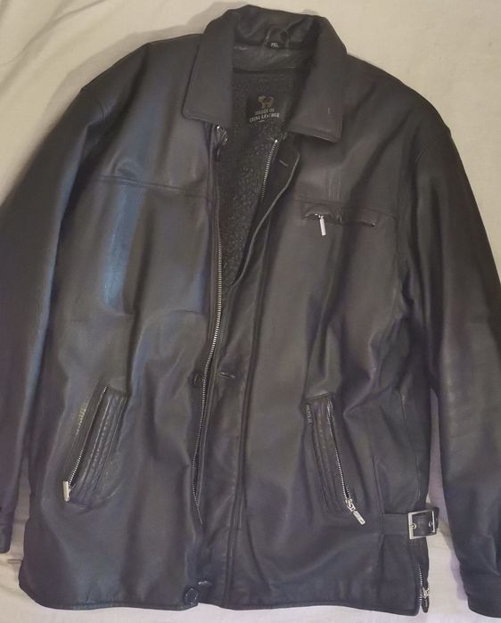 Куртка кожаная б/у