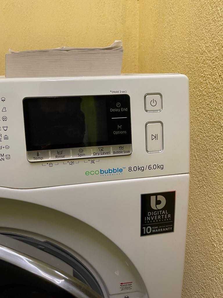 Пералня със сушилня Samsung EcoBubble Digital Inverter