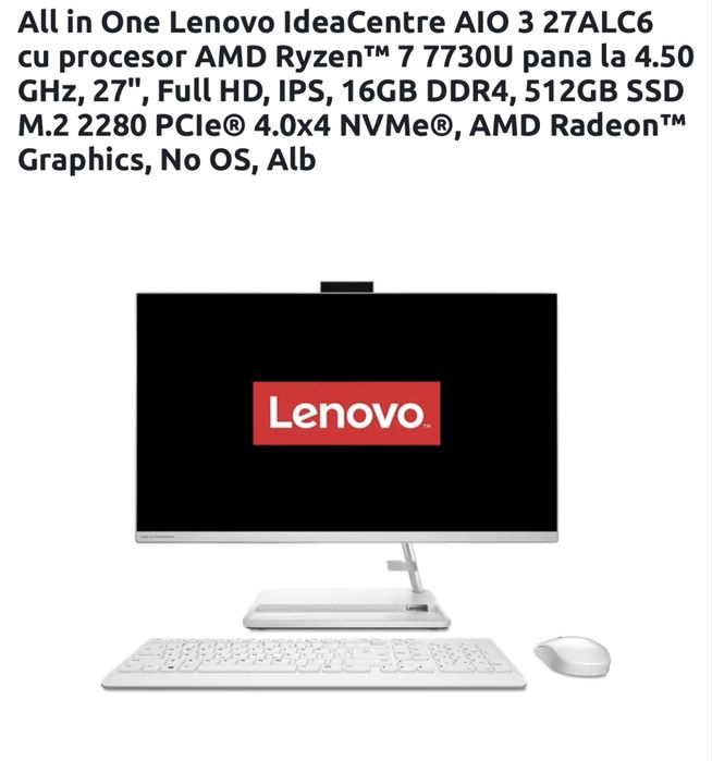 Amanet Next Generation/ Sistem All in One Lenovo