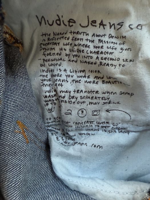 Blugi NUDIE Regular Alf Baggy Barbati | Marime 38 x 32 (Talie 96 cm)