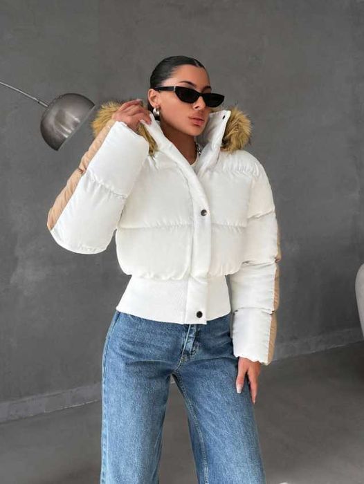 Geaca Dama Scurta Iarna WhiteFox Glam