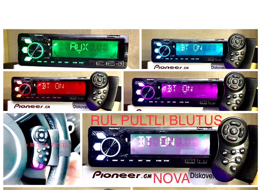 Pioneer magnitafon + Rul pultli blutusli new bartr bor mafon usb mafon