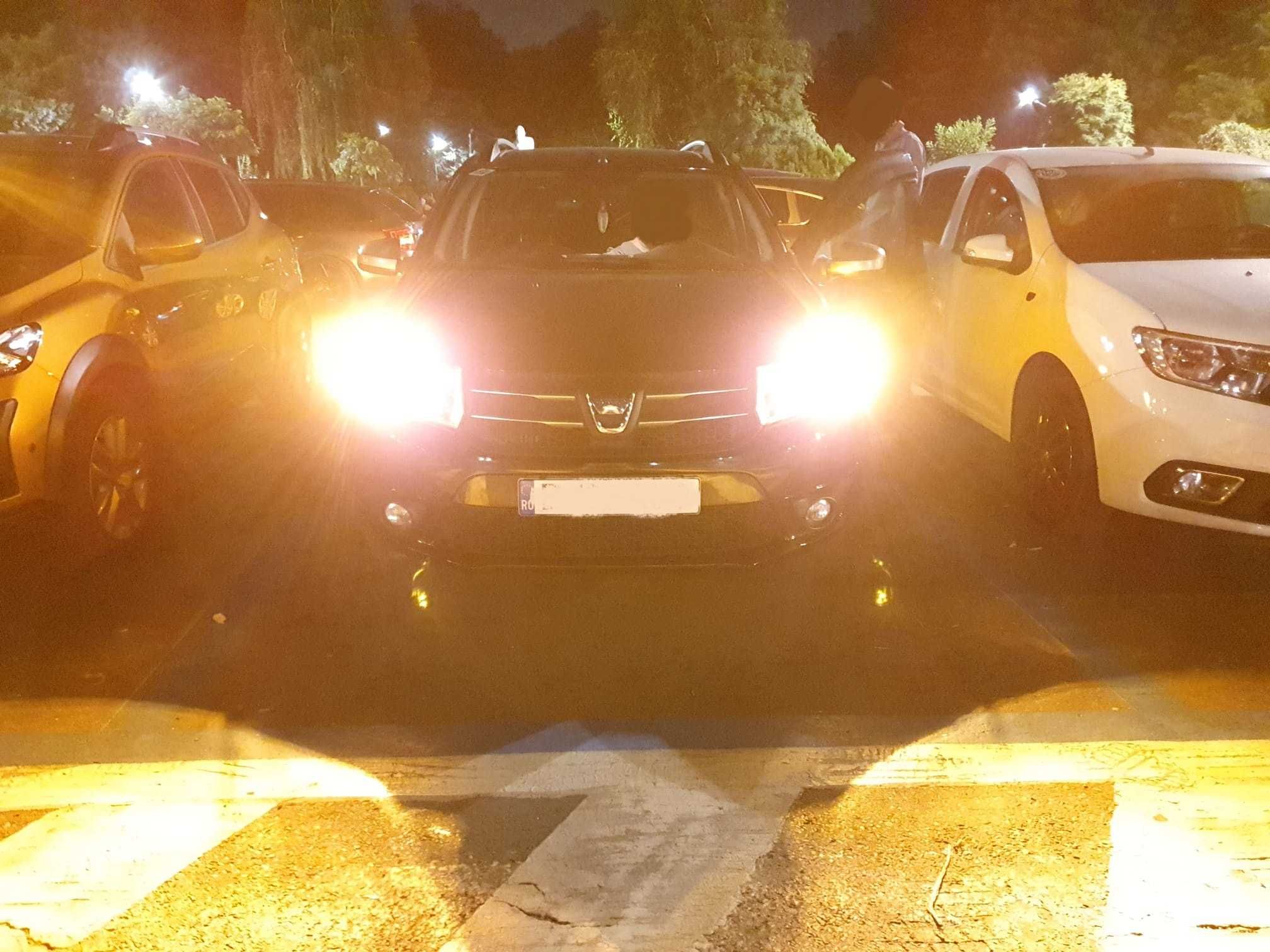 Bec led leduri pentru semnalizare fata Dacia Logan 2