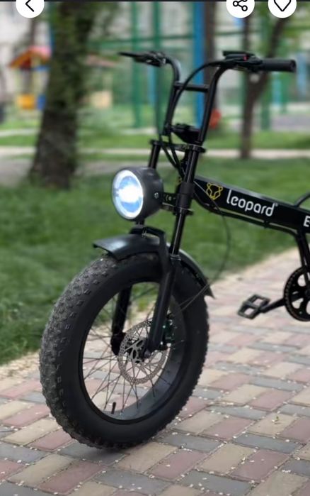 Электровелосипед Леопард 1200 мотор аккумулятор 48 вольт 32 ампер