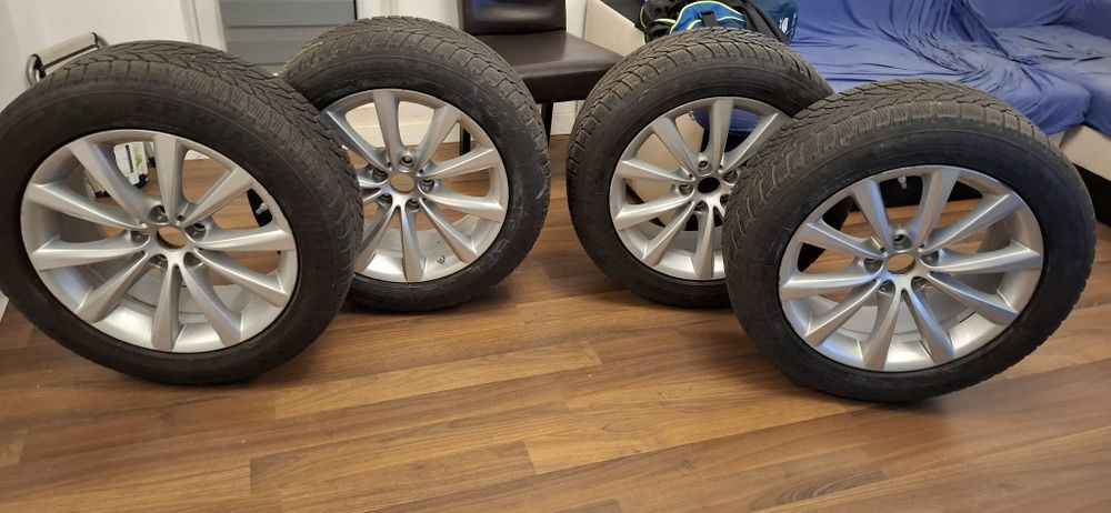 Jante 18" originale BMW + anvelope iarna