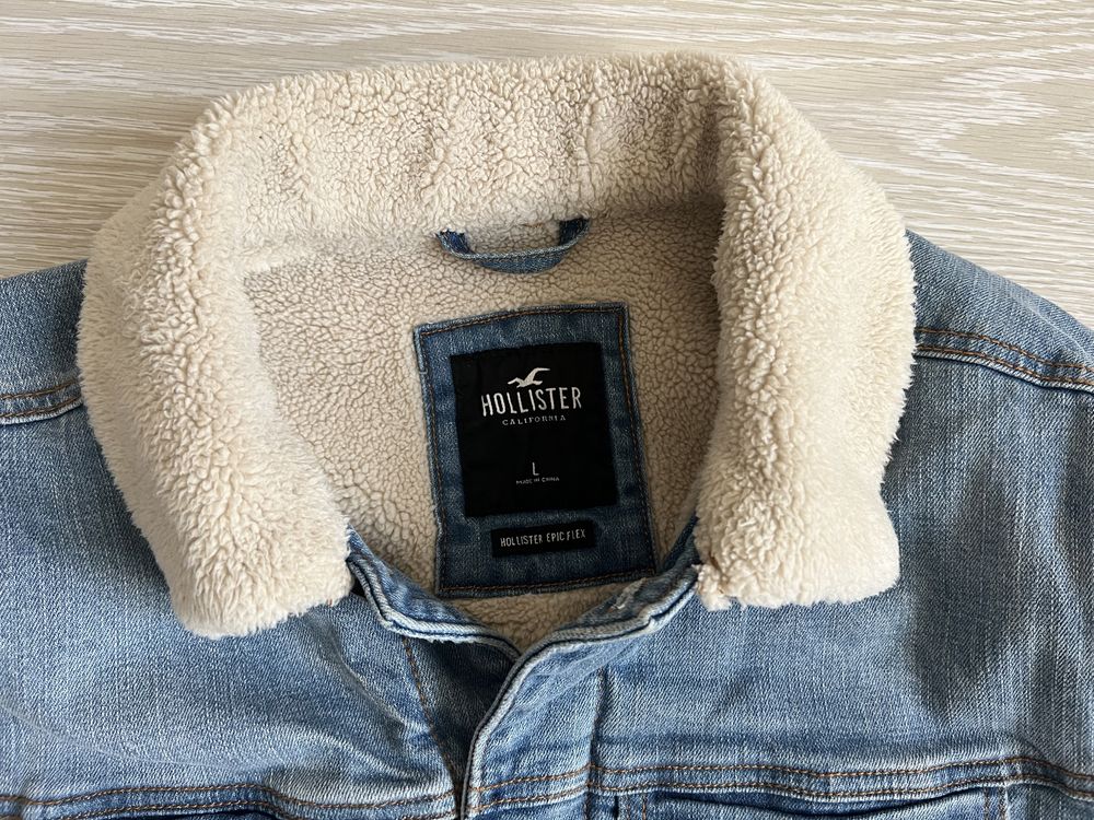 Куртка Hollister джинсовая утепленная