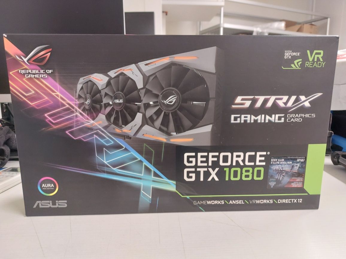 Placa Video GTX 1080 8GB Asus Strix