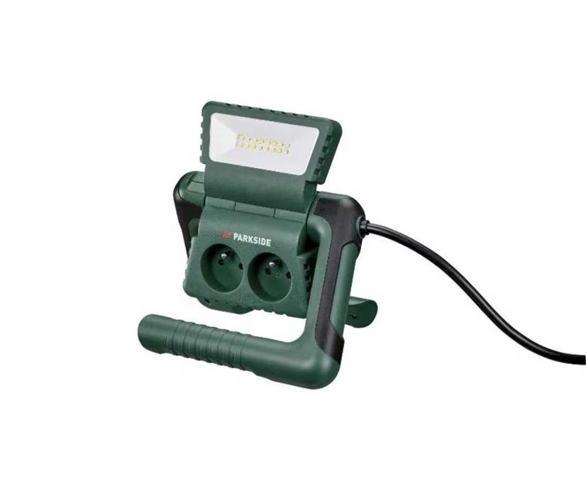 Lampa proiector cu prelungitor 2 prize PARKSIDE PS2FA 3680W NOU