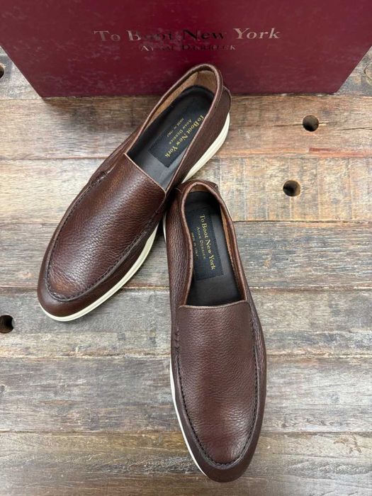 Лоферы мужские To Boot New York Forza Deerskin Slip On! Made in Italy!