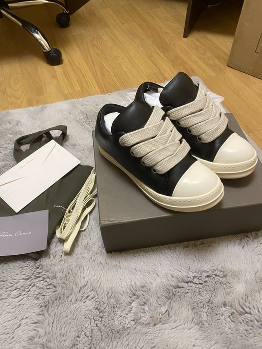 Rick Owens Jumbo Laces Low