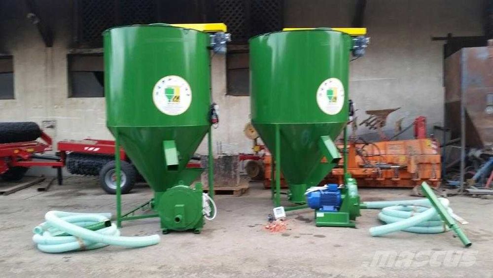 Micro FNC moara 15 kW + amestecator 1500 kg Livrare rapidă NOU