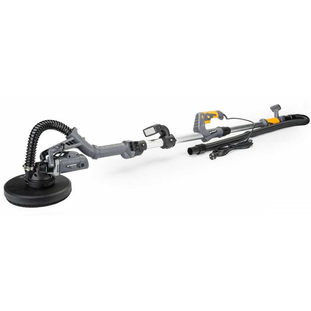 Masina aparat slefuit pereti 1450W 2in1 282/225mm extensibil LED