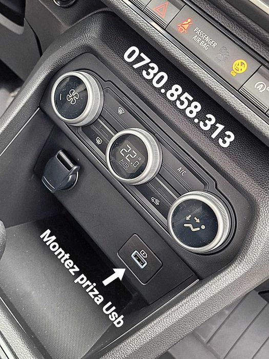 Priza Logan 3 Jogger Sandero 3 priza usb modul incarcare