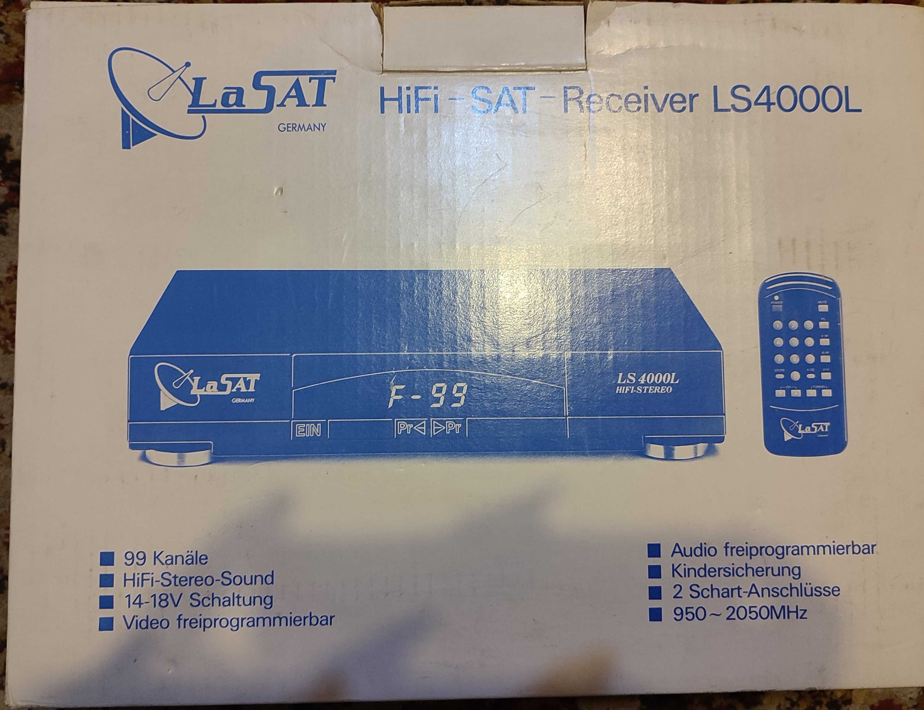 Нi-Fi-последен модел - Сателитен приемник LASAT LS4000L - чисто НОВ