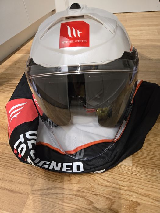 Casca moto/scuter MT Helmets Cosmo SV Solid A0 White