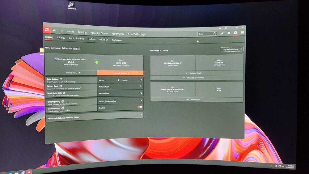 Pc Gaming - AMD RX6700XT+I9-10900k