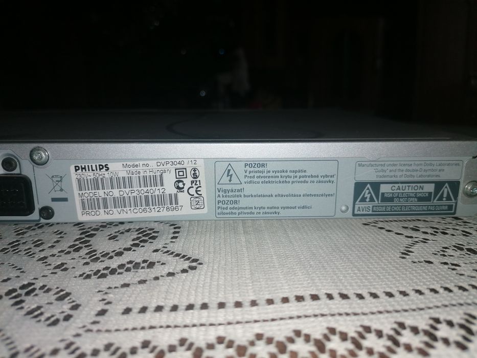 Vand DVD Philips