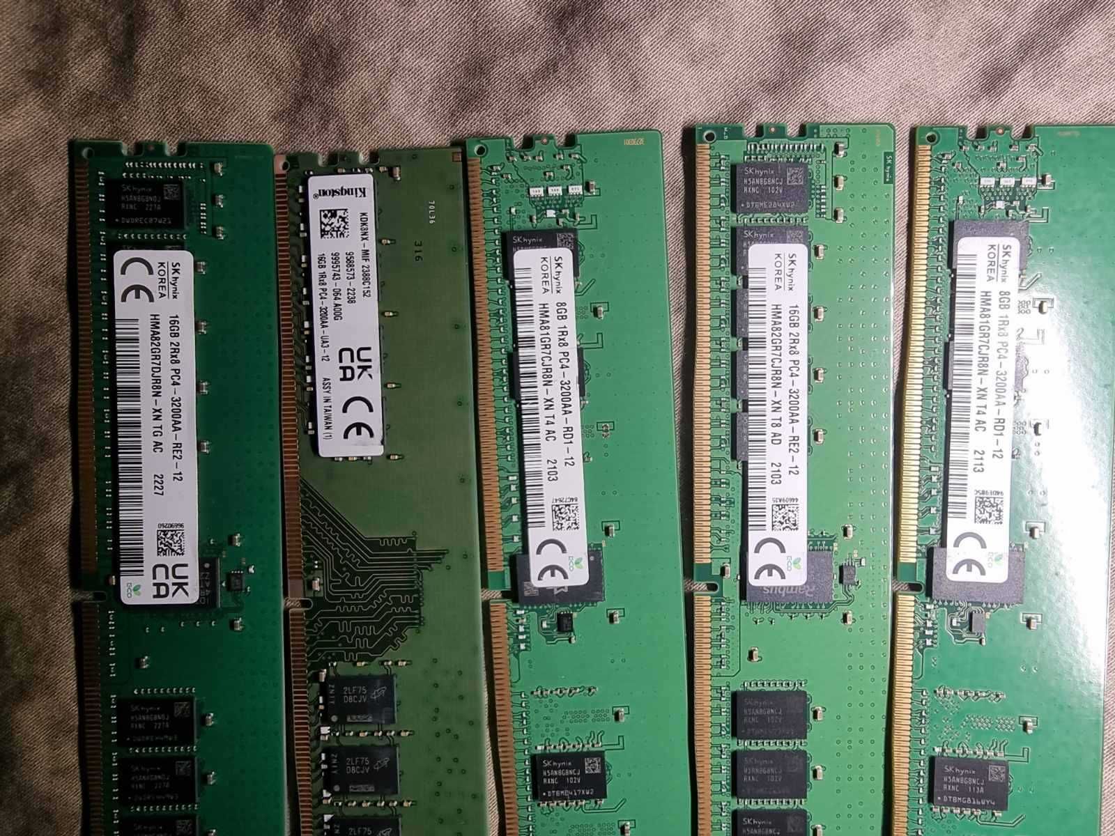 Сървърна рам памет DDR4 3200 Ram server memory Различни марки 8gb 16gb