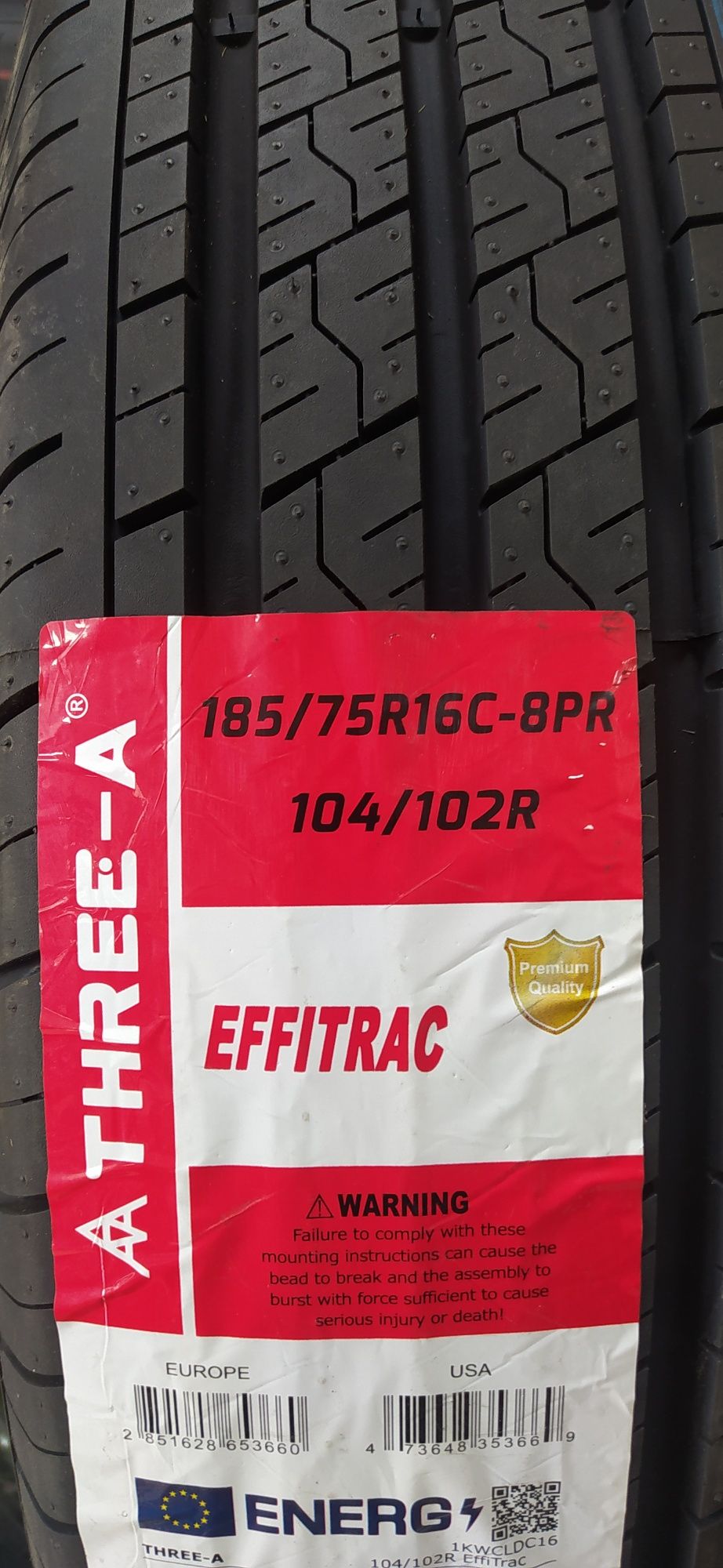 185/75R16C Three-A Effitrac