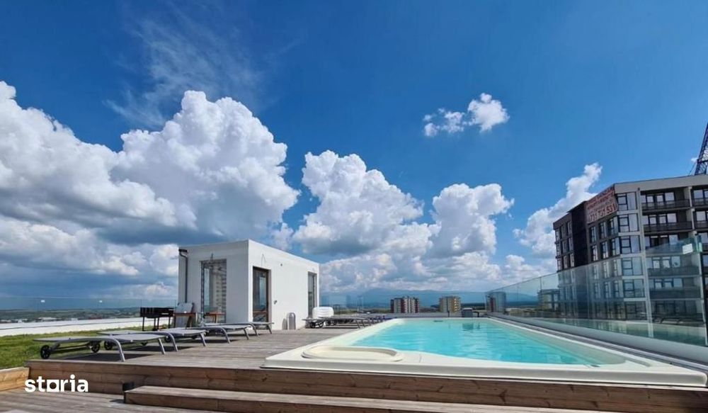 Ap 3 cam lux Unic cu piscina incalzita! parcare subterana ! zona Mall