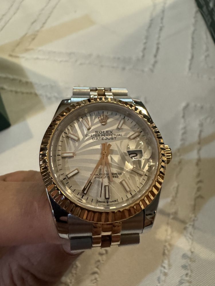 Ролекс Rolex Datejust 36mm 126233 Palm Motif Dial