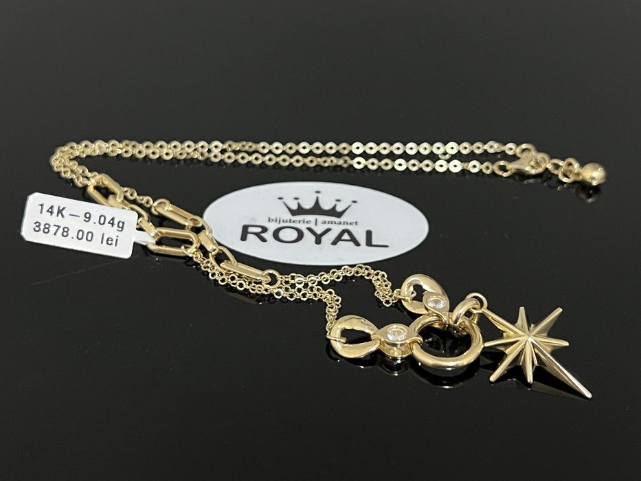 Bijuteria Royal CB : Colier damă aur 14k 585 9,04 grame