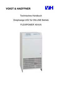UPS Online FlexiPower 40kVA-3x400VAC/3x400VAC
