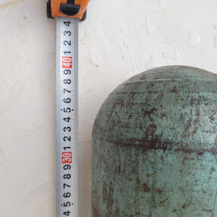 Стоманена бутилка газ.