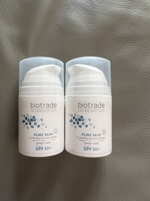 Слънцезащитен крем на biotrade биотрейд pure skin