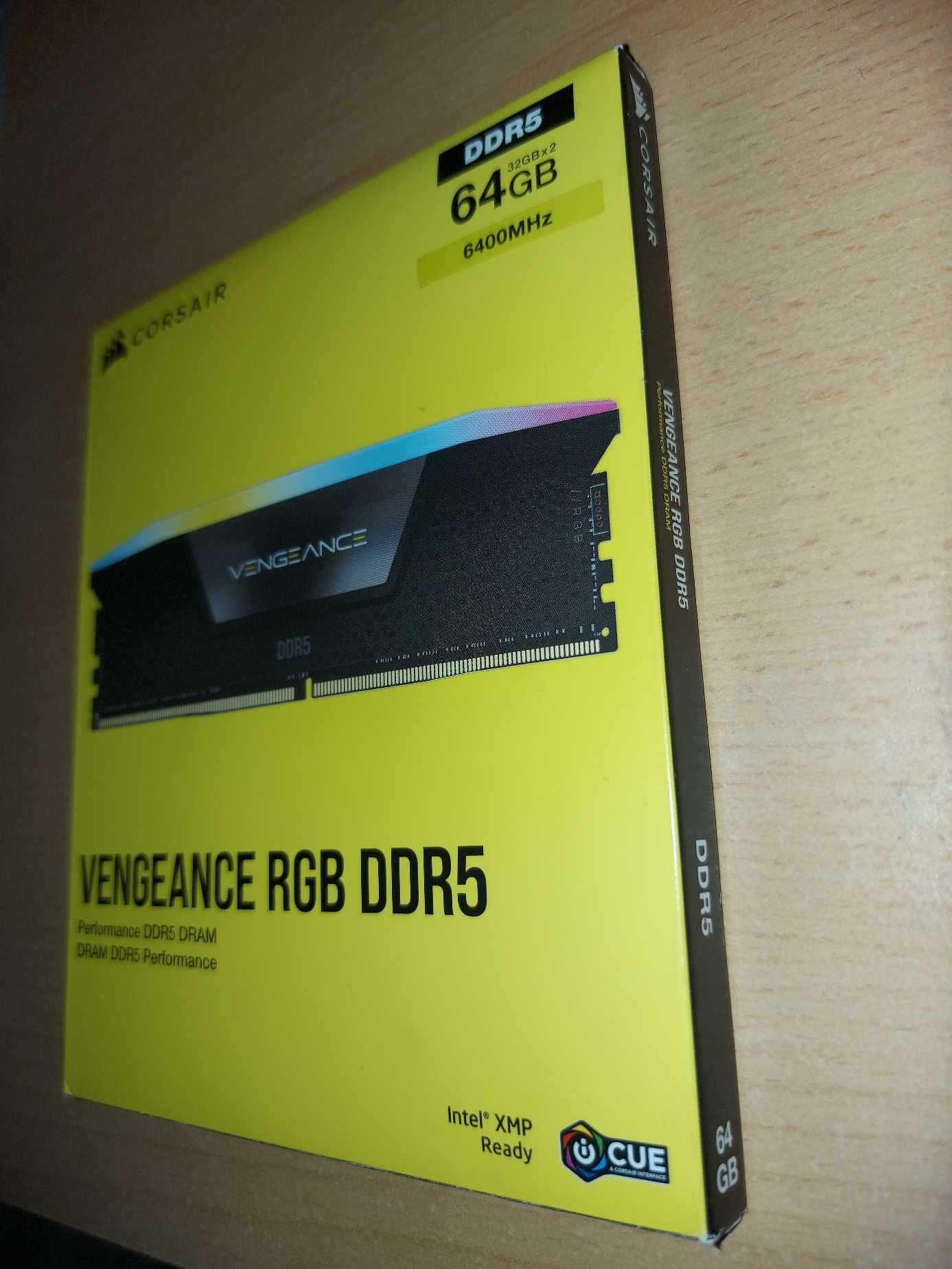 ПРОДАВАМ: Corsair Vengeance RGB 64GB (2x32GB) DDR5 6400MHz CL32