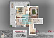 Apartament 2 Camere,Terasa 23 Mp, Titan-Nicolae Grigorescu,Metrou