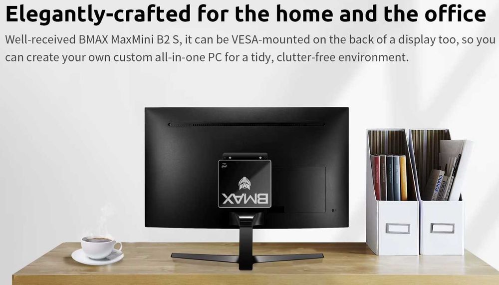 BMAX Mini PC B2S Windows 11 OS 6GB RAM 128GB ROM N4000