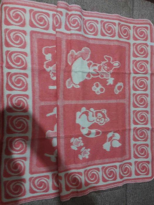 Новое одеяло детское фланелевое. Производство Россия.