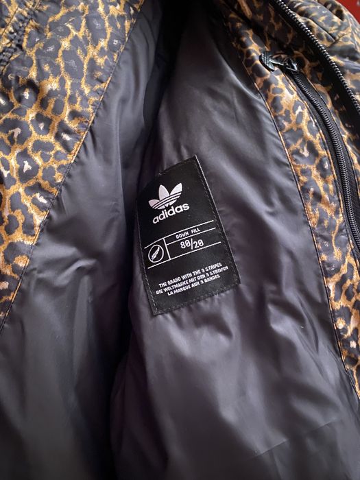 Geaca adidas SPRT Down Animal-Print Puffer Jacket, Noua, Marime L