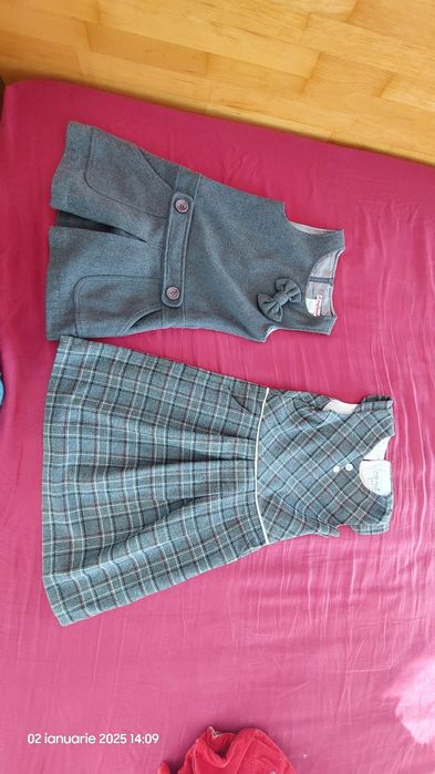 Sarafane cu buzunare pt scoala - 6 si 8 ani