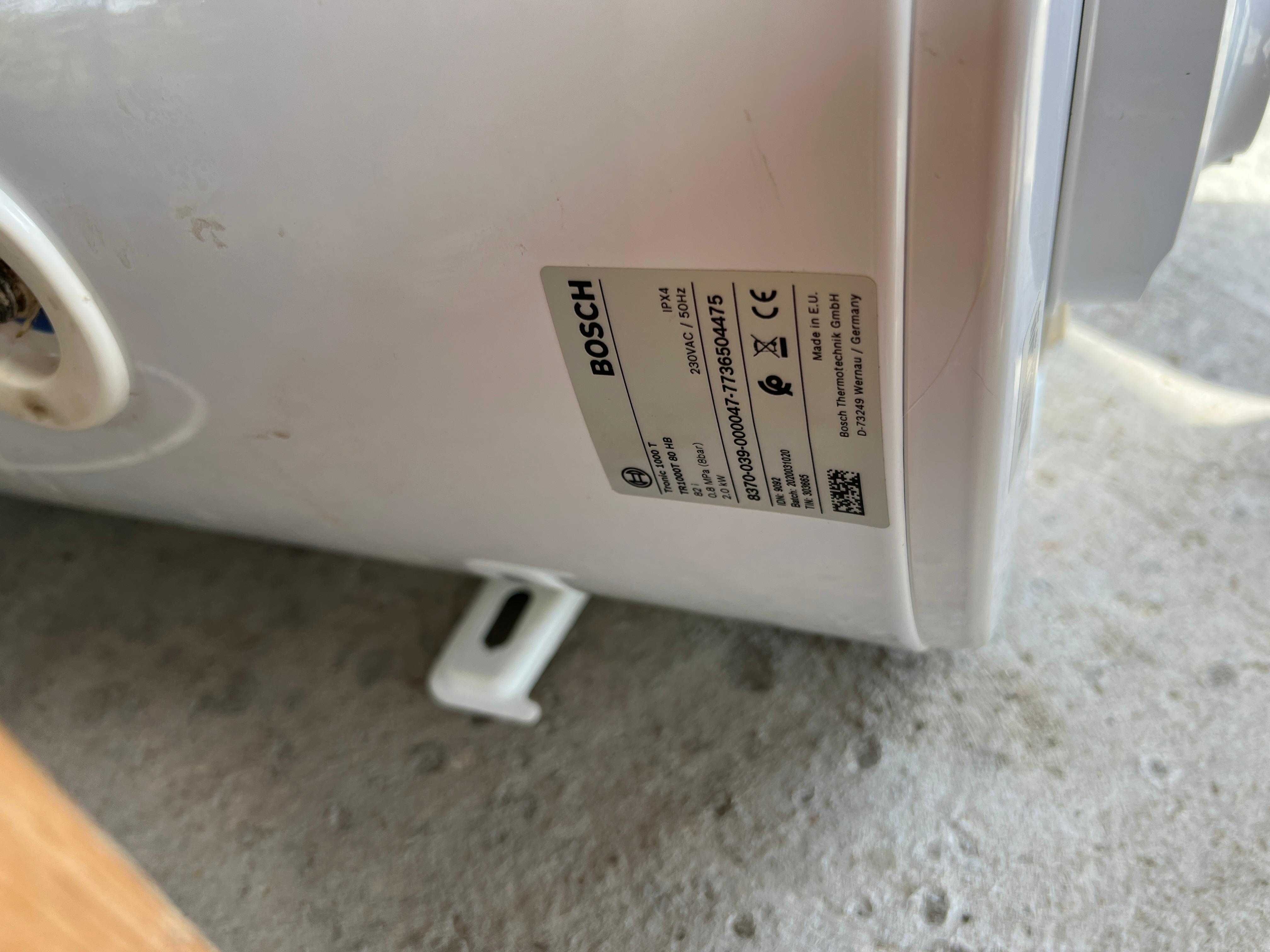 Vand Boiler electric orizontal Bosch TR1000T 80 HB, 80 l, 2000 W