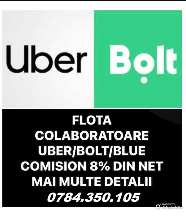 UBER - BOLT - Flota Partenera 8%