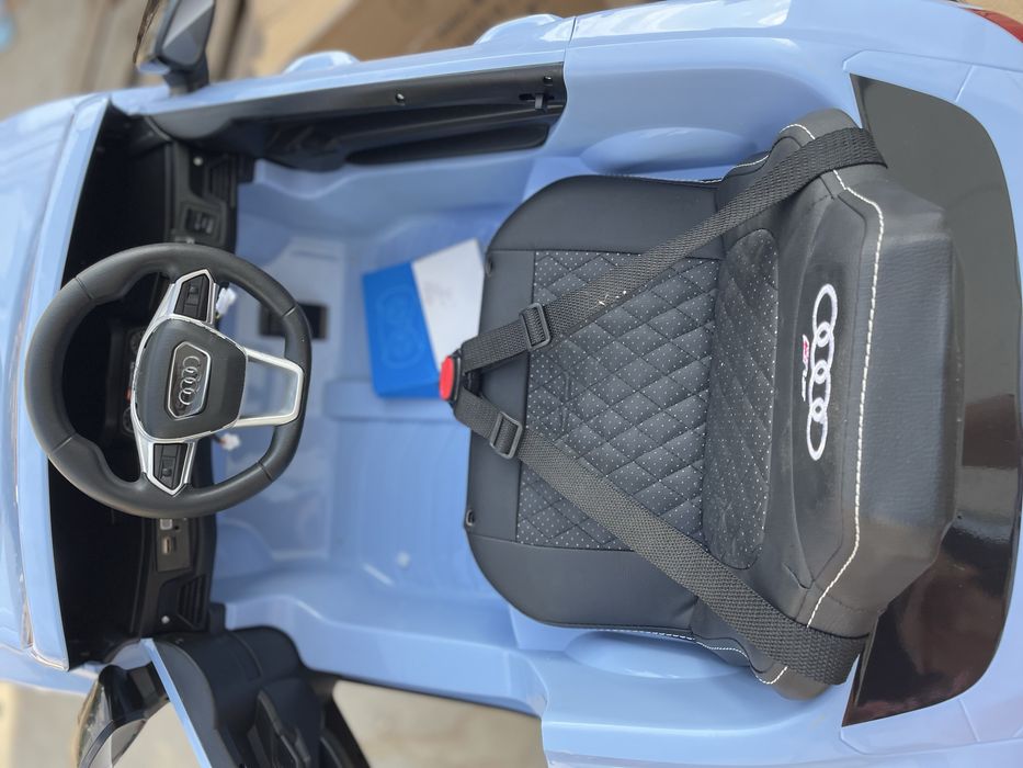 Masinuta electrica copii Audi E-tron GT Blue 70W scaun piele roti eva