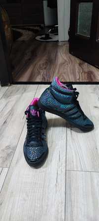 Adidas black Pink Barbie old school Nr 38.5