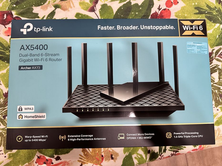 Рутер TP-Link Archer AX73 AX5400Mbps