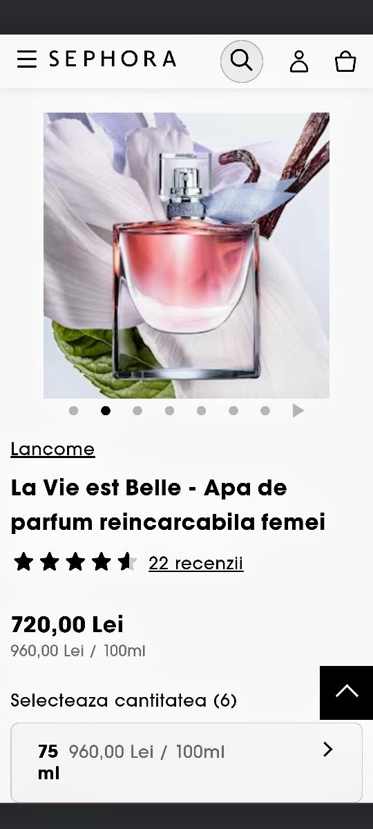 Parfum Lancôme/La Vie est Belle