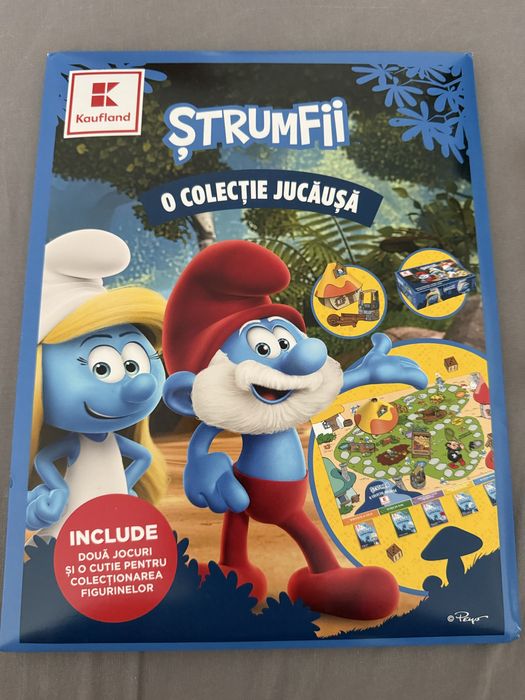 Strumfii Kaufland Album plus set complet de strumfi