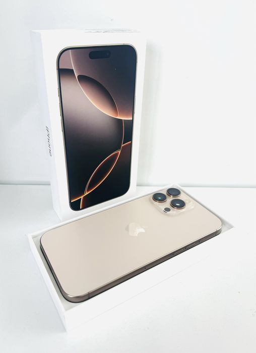 Като НОВ! iPhone 16 Pro Max 256GB Desert Titanium ГАРАНЦИЯ!