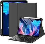 Нов калъф Bluetooth кейс за iPad Air 11” клавиатура Черен 100ч батерия