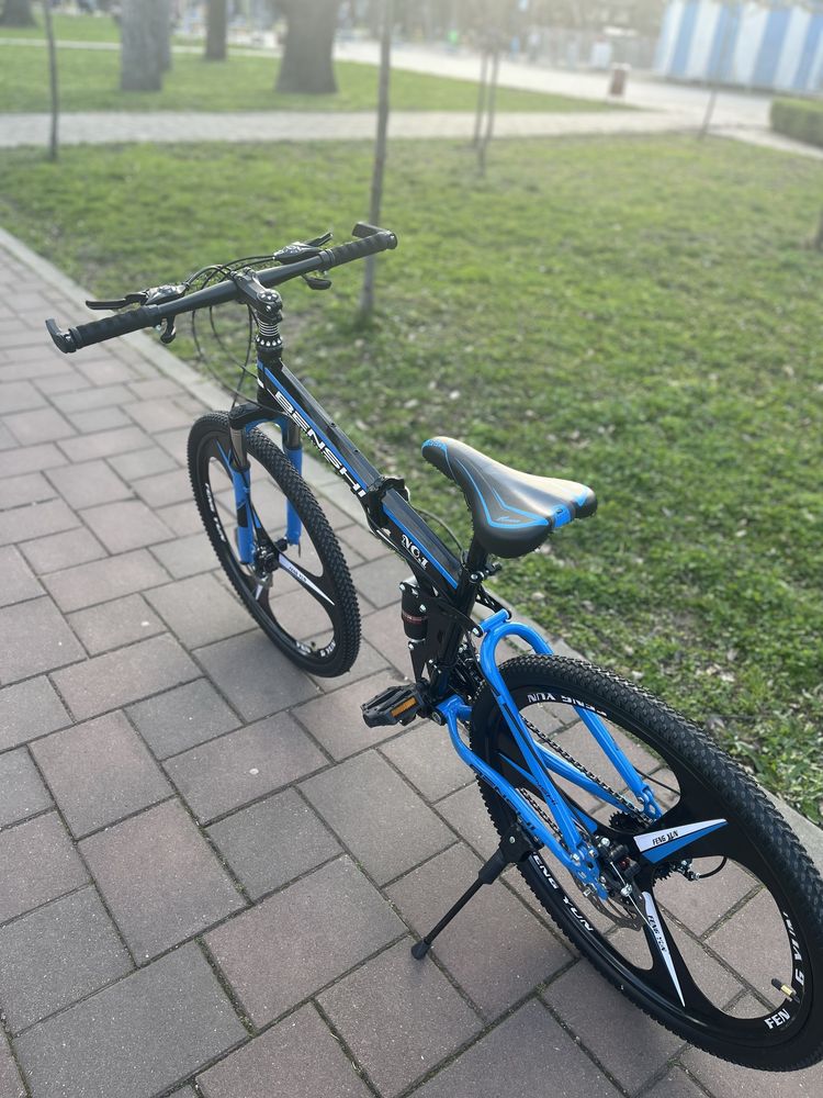 Bicicleta pliabila benshi blue