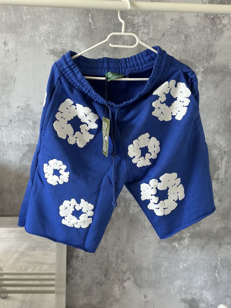 Pantaloni scurti Denim Tears blue trapstar syna amiri