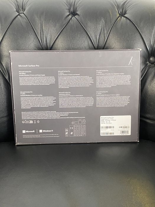 Tableta Microsoft Surface Pro / 16 GB RAM / 512 GB / 11th Ed / Black